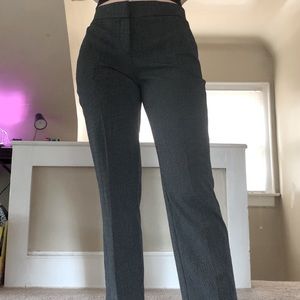 Ann Taylor black with white detail striping dress pant